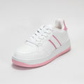 Sneaker Urbano estilo Streetwear Blanco Rosa | Modelo 1155 – High Elite
