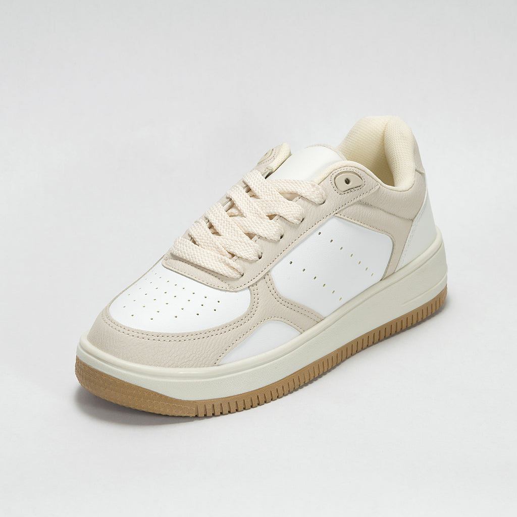 Sneaker Urbano estilo Streetwear Blanco Latte | Modelo 1250 B – High Elite