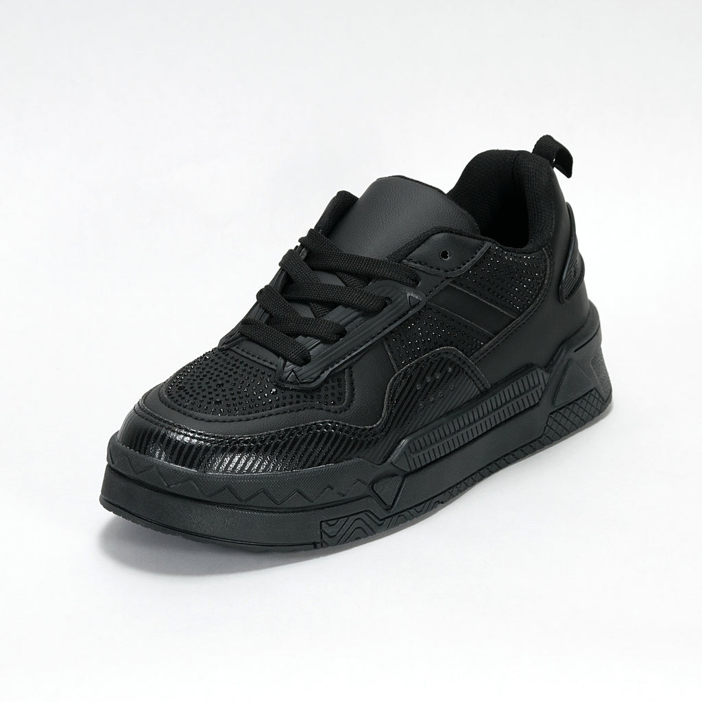 Sneaker Urbano estilo Streetwear Negro total | Modelo 451 – High Elite