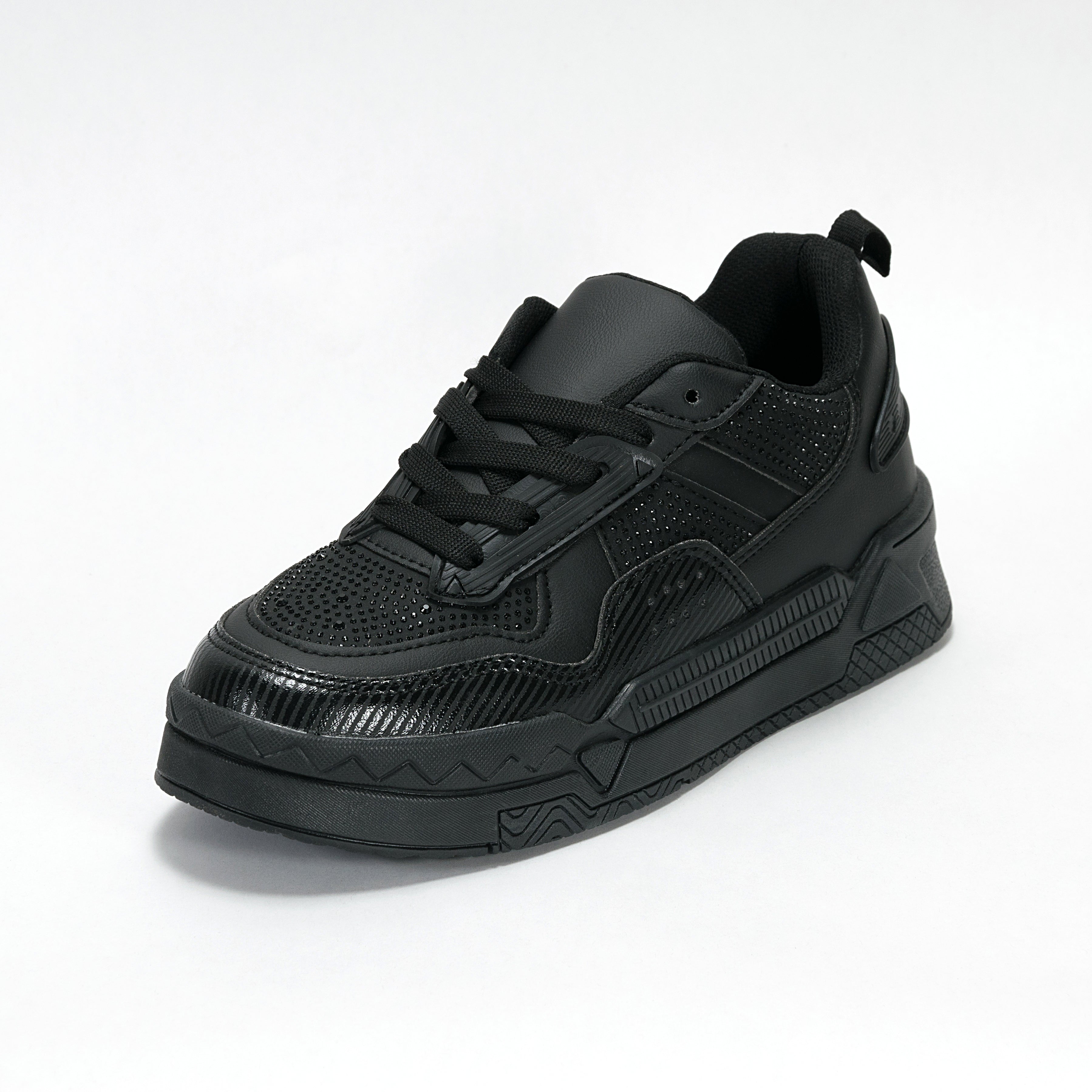 Sneaker Urbano estilo Streetwear Negro total | Modelo 451 – High Elite