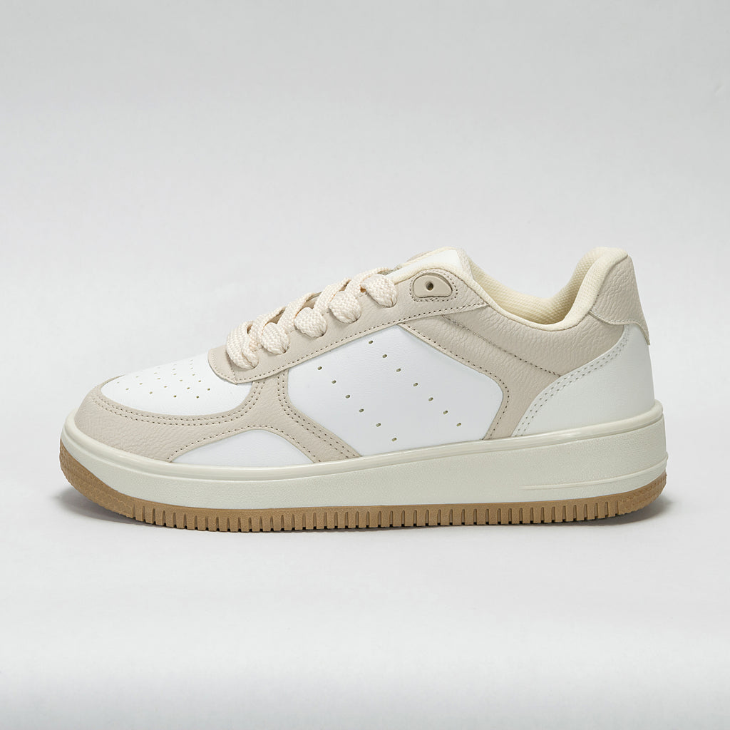 Sneaker Urbano estilo Streetwear Blanco Latte | Modelo 1250 B – High Elite