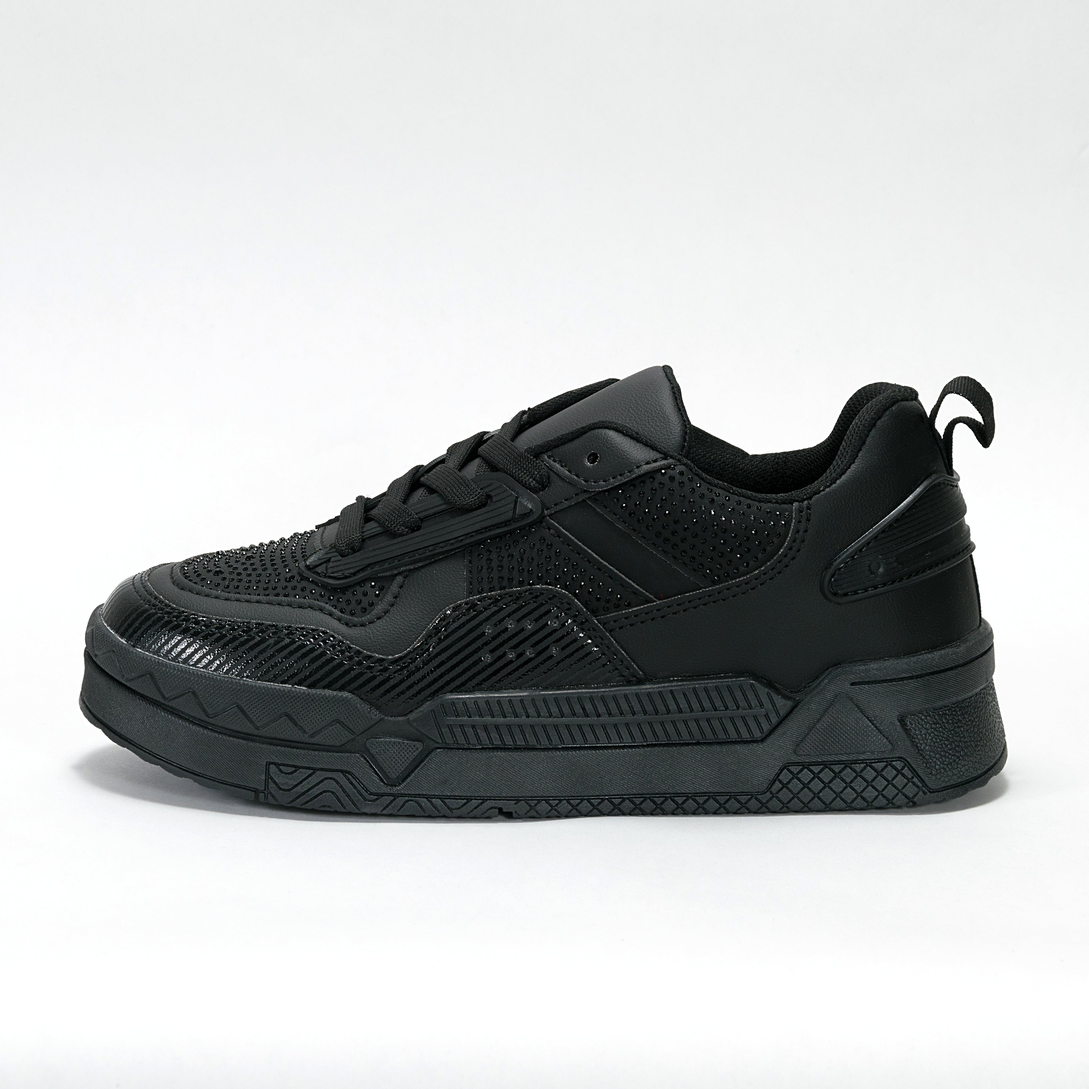 Sneaker Urbano estilo Streetwear Negro total | Modelo 451 – High Elite