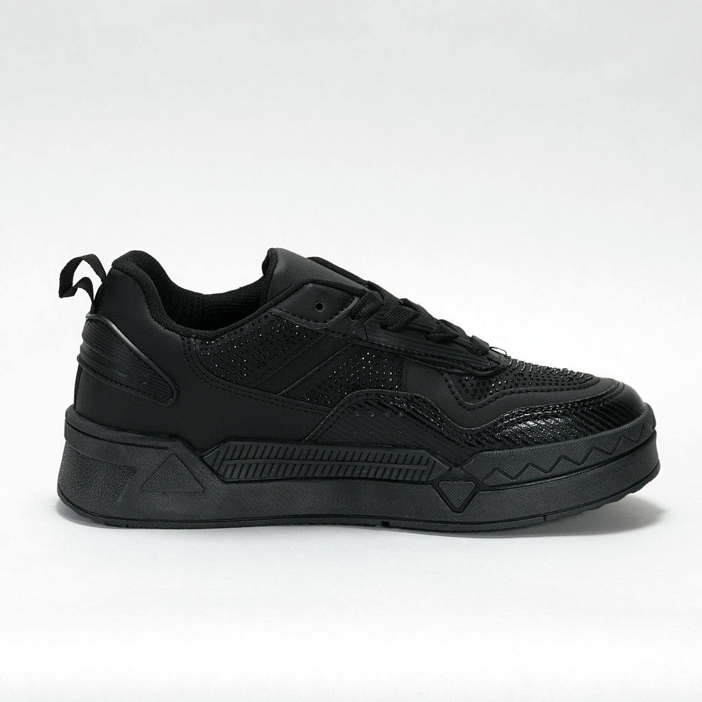 Sneaker Urbano estilo Streetwear Negro total | Modelo 451 – High Elite