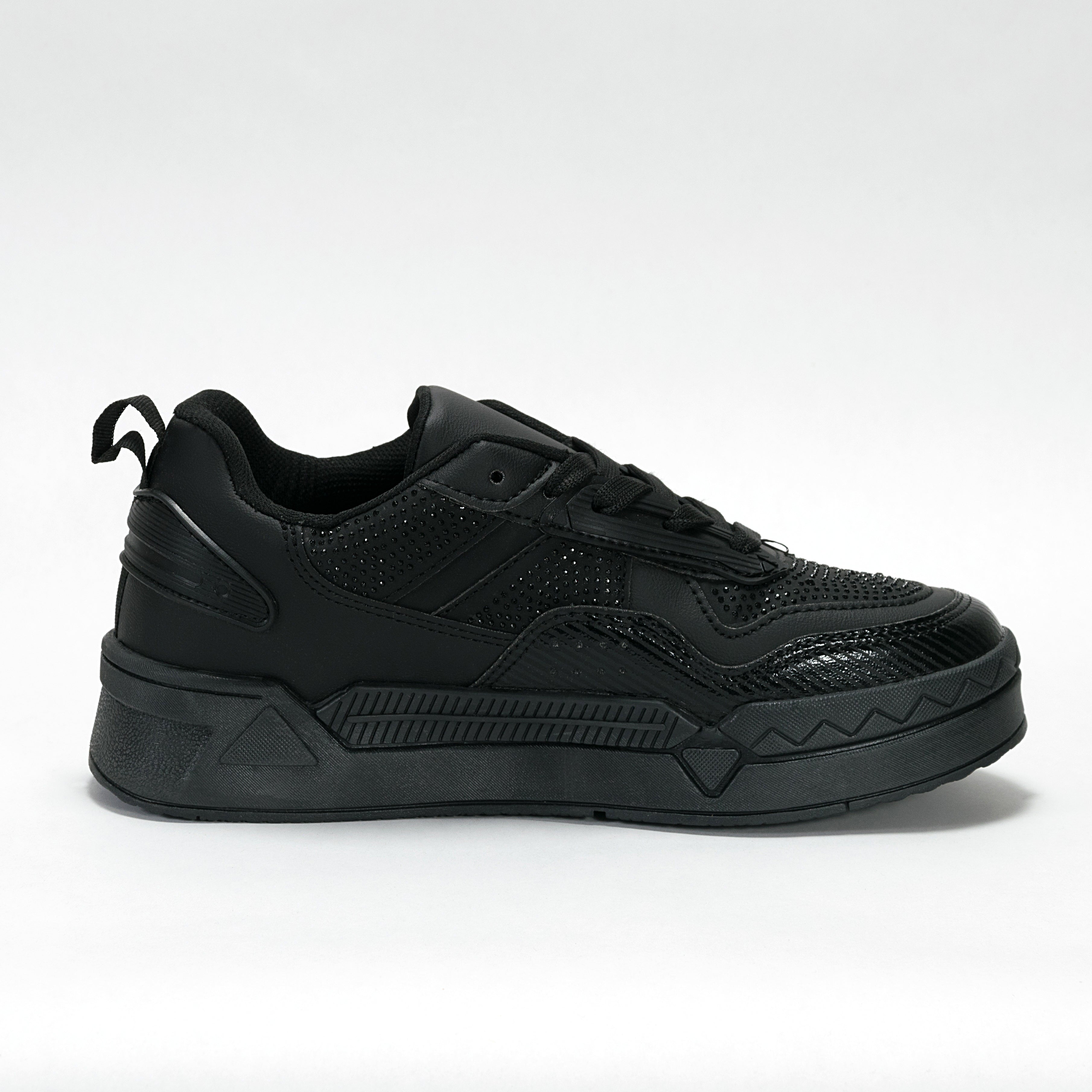 Sneaker Urbano estilo Streetwear Negro total | Modelo 451 – High Elite