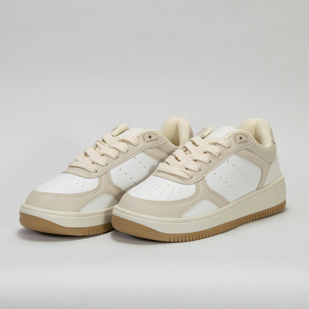 Sneaker Urbano estilo Streetwear Blanco Latte | Modelo 1250 B – High Elite