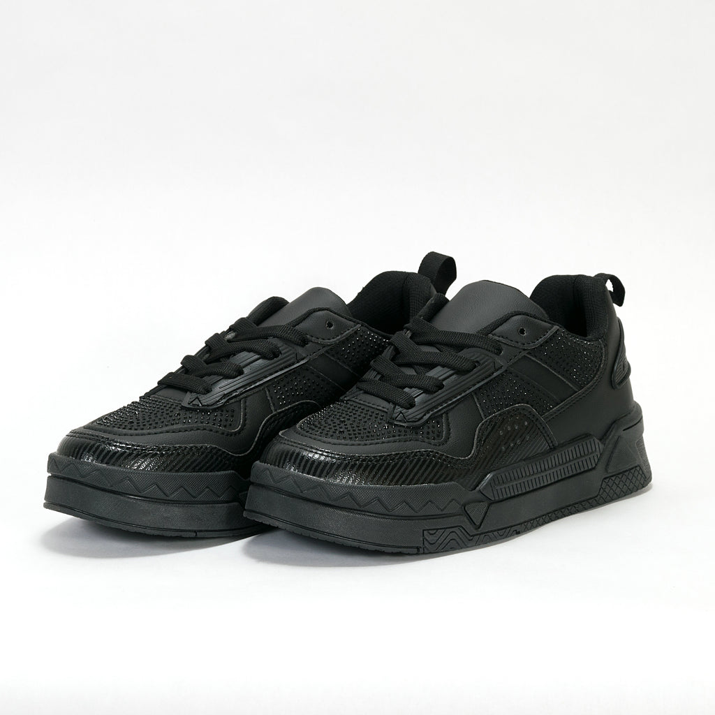 Sneaker Urbano estilo Streetwear Negro total | Modelo 451 – High Elite