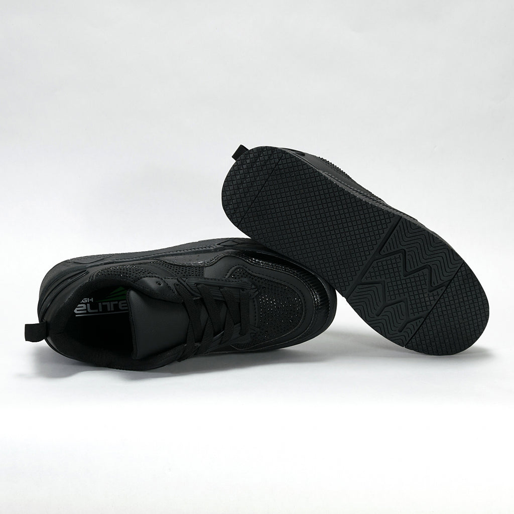 Sneaker Urbano estilo Streetwear Negro total | Modelo 451 – High Elite