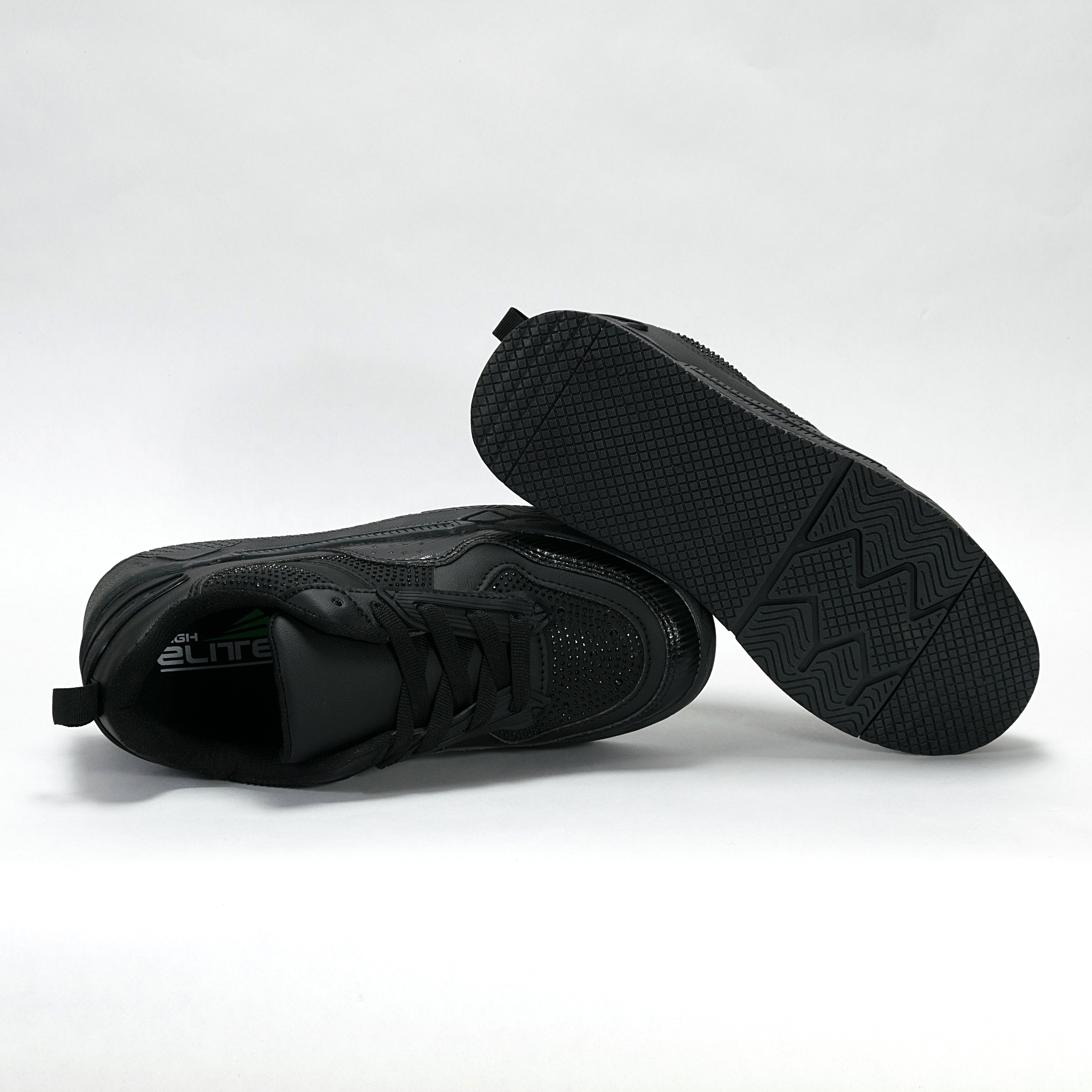 Sneaker Urbano estilo Streetwear Negro total | Modelo 451 – High Elite