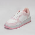 Sneaker Urbano estilo Streetwear Blanco Rosa | Modelo 1250 B – High Elite