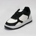 Sneaker Urbano estilo Streetwear Blanco Negro | Modelo 1250 B – High Elite