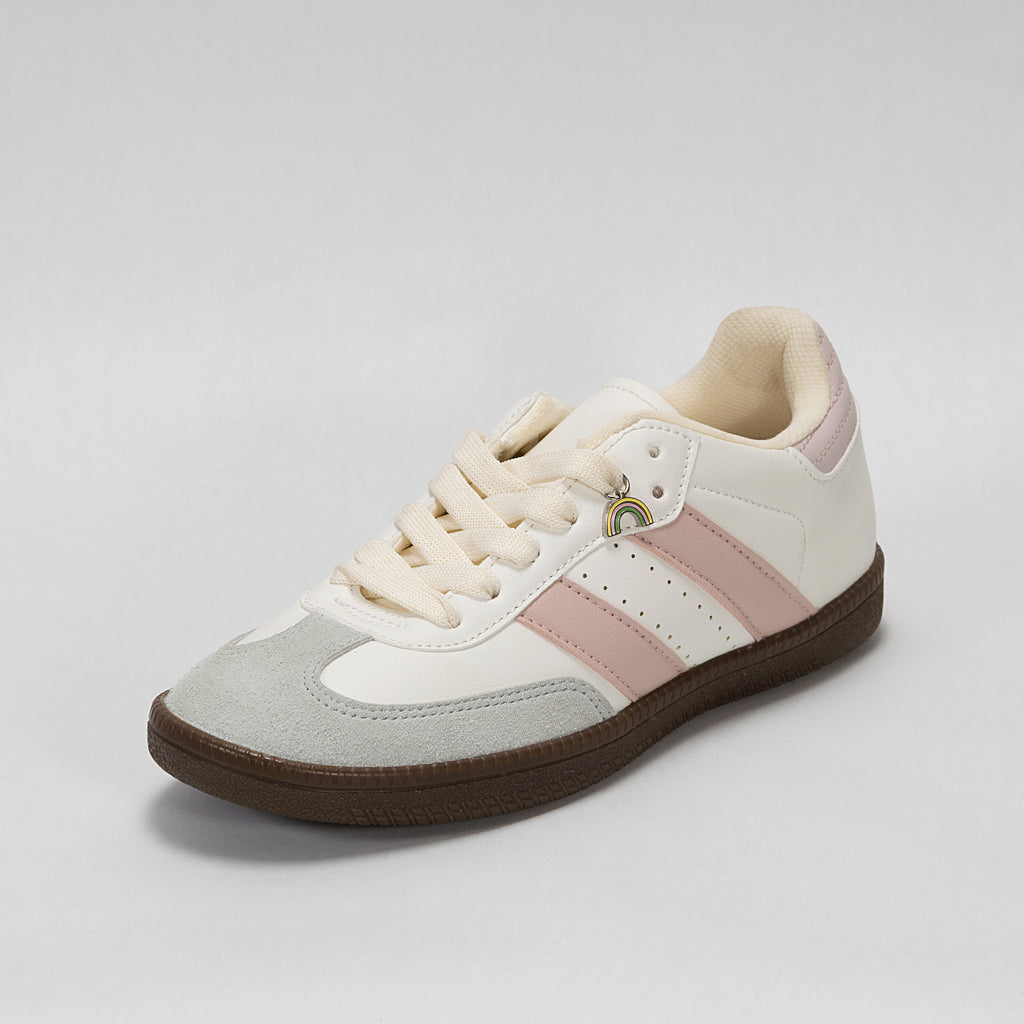 Sneaker Retro Urbano color Blanco Rosa | Modelo 448 – Hailis