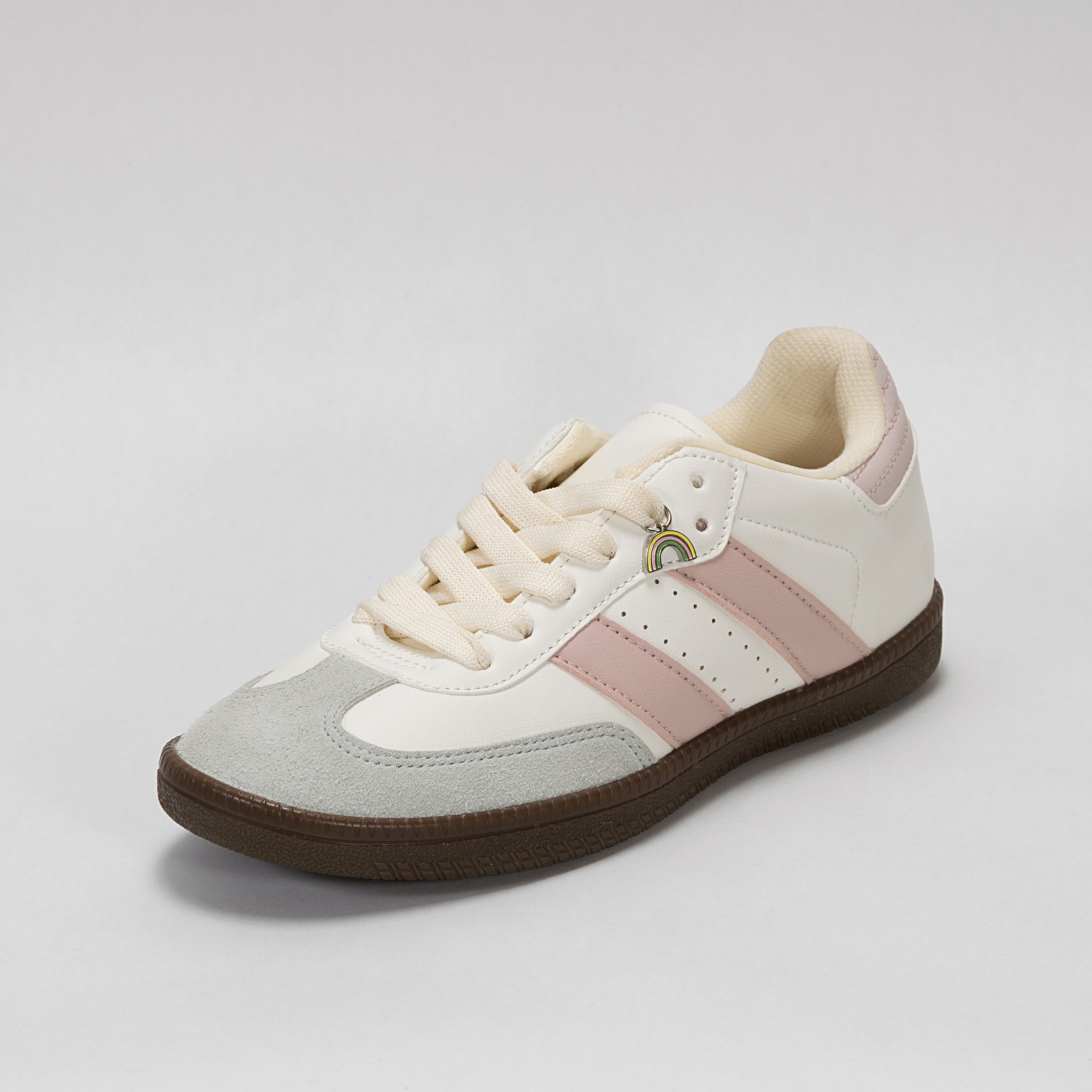 Sneaker Retro Urbano color Blanco Rosa | Modelo 448 – Hailis