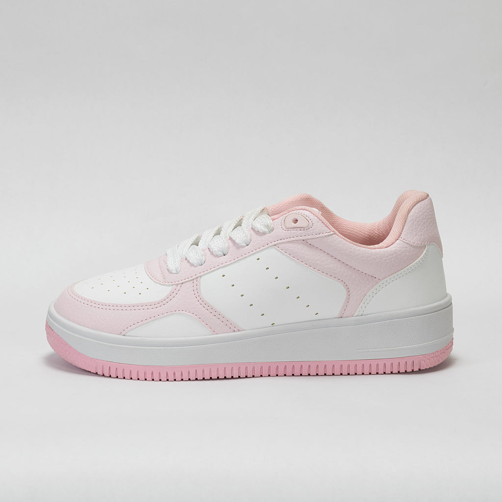 Sneaker Urbano estilo Streetwear Blanco Rosa | Modelo 1250 B – High Elite