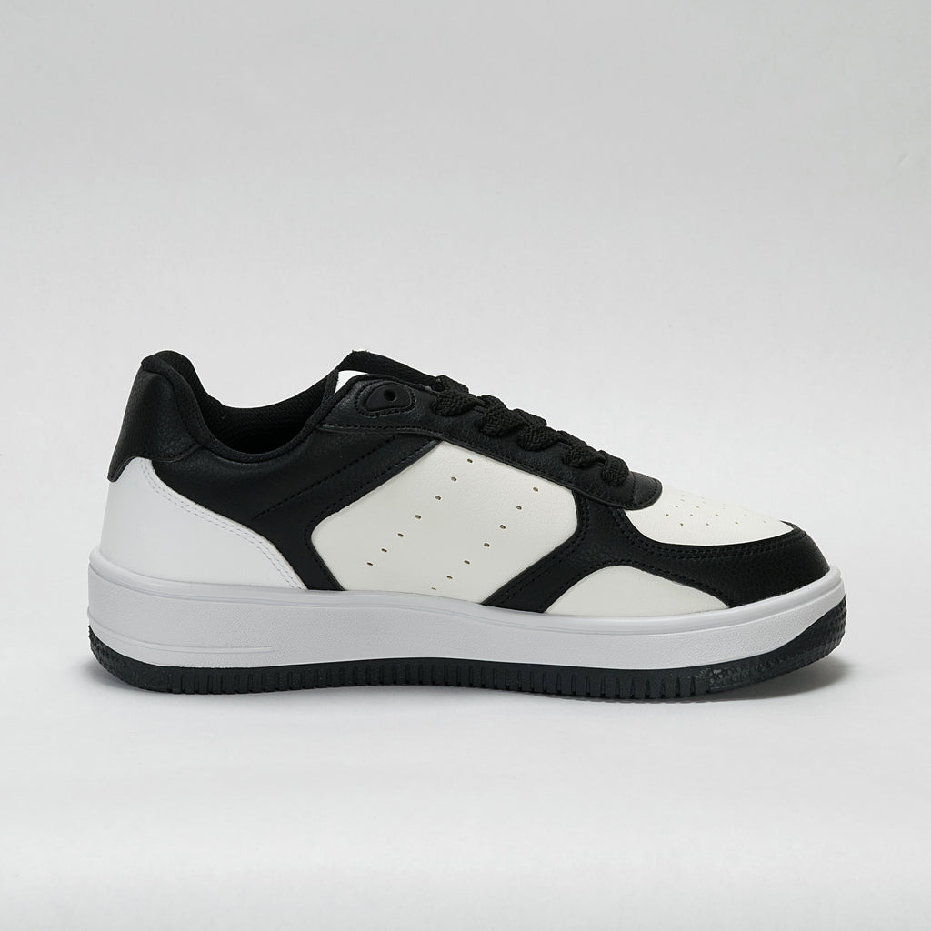 Sneaker Urbano estilo Streetwear Blanco Negro | Modelo 1250 B – High Elite