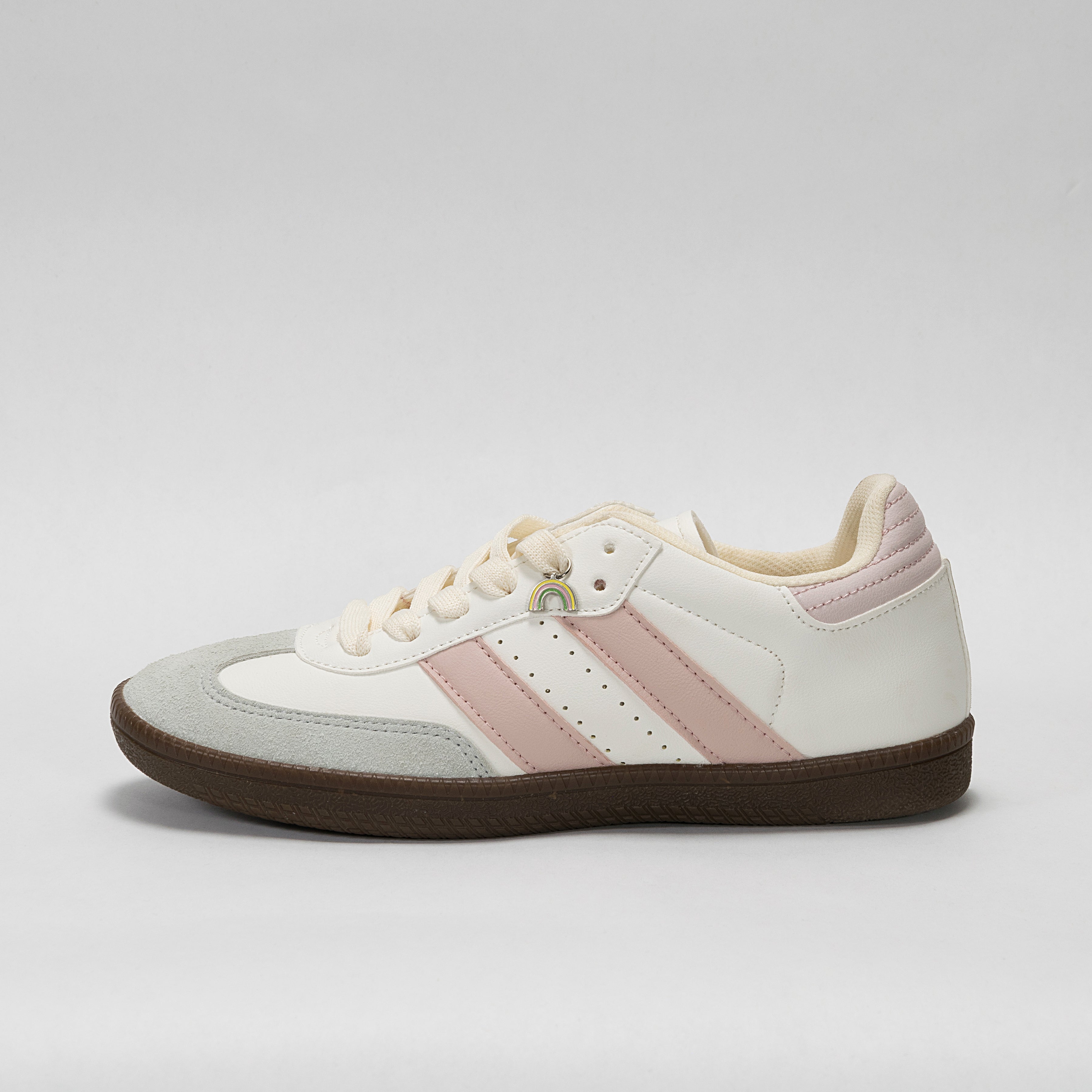 Sneaker Retro Urbano color Blanco Rosa | Modelo 448 – Hailis