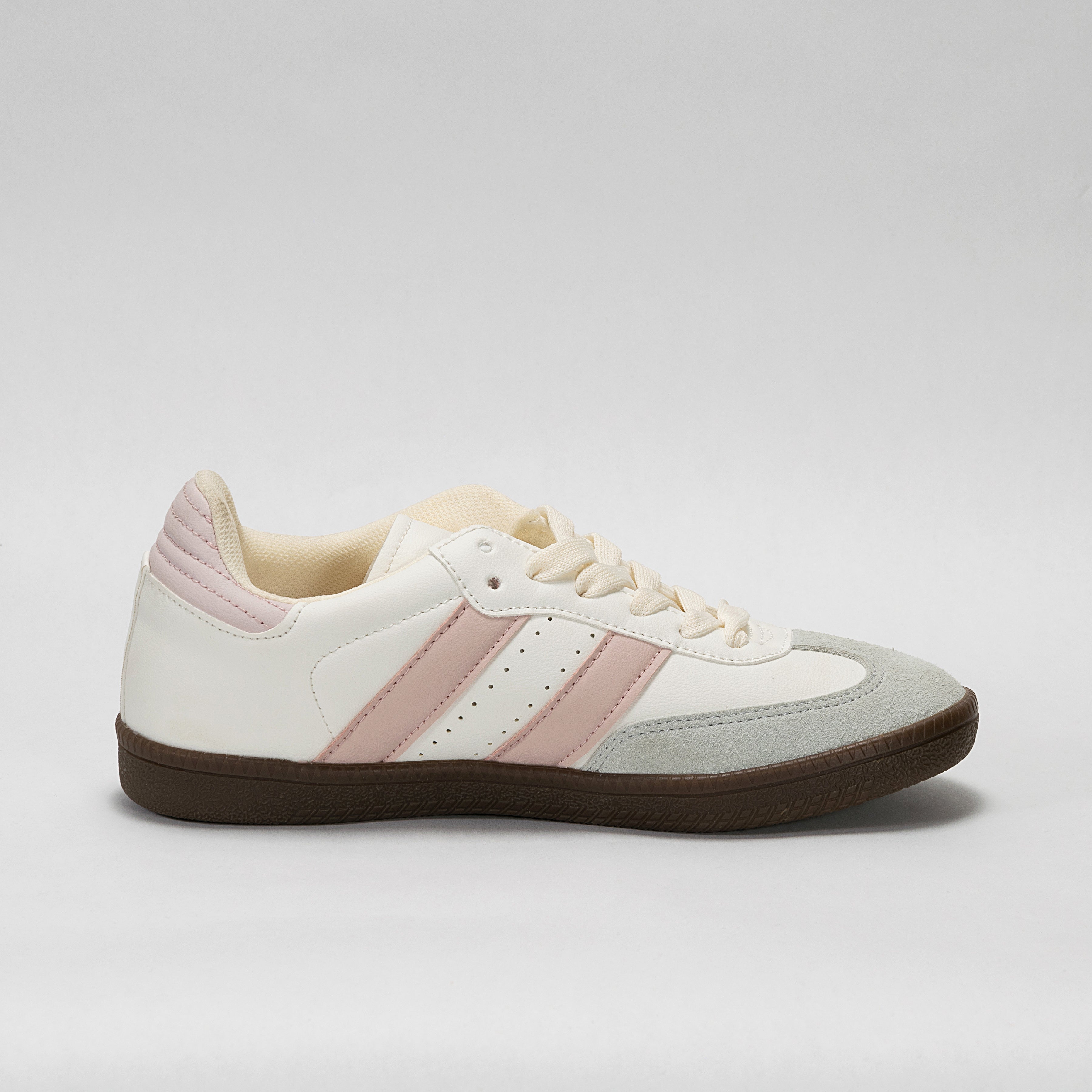 Sneaker Retro Urbano color Blanco Rosa | Modelo 448 – Hailis