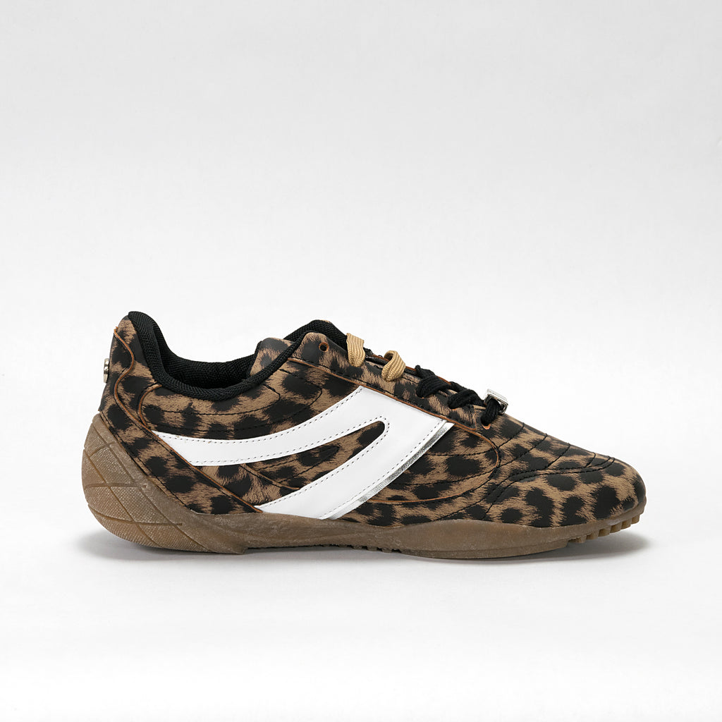 Sneaker Retro Urbano color Animal Print Brown | Modelo H 675 – High Elite
