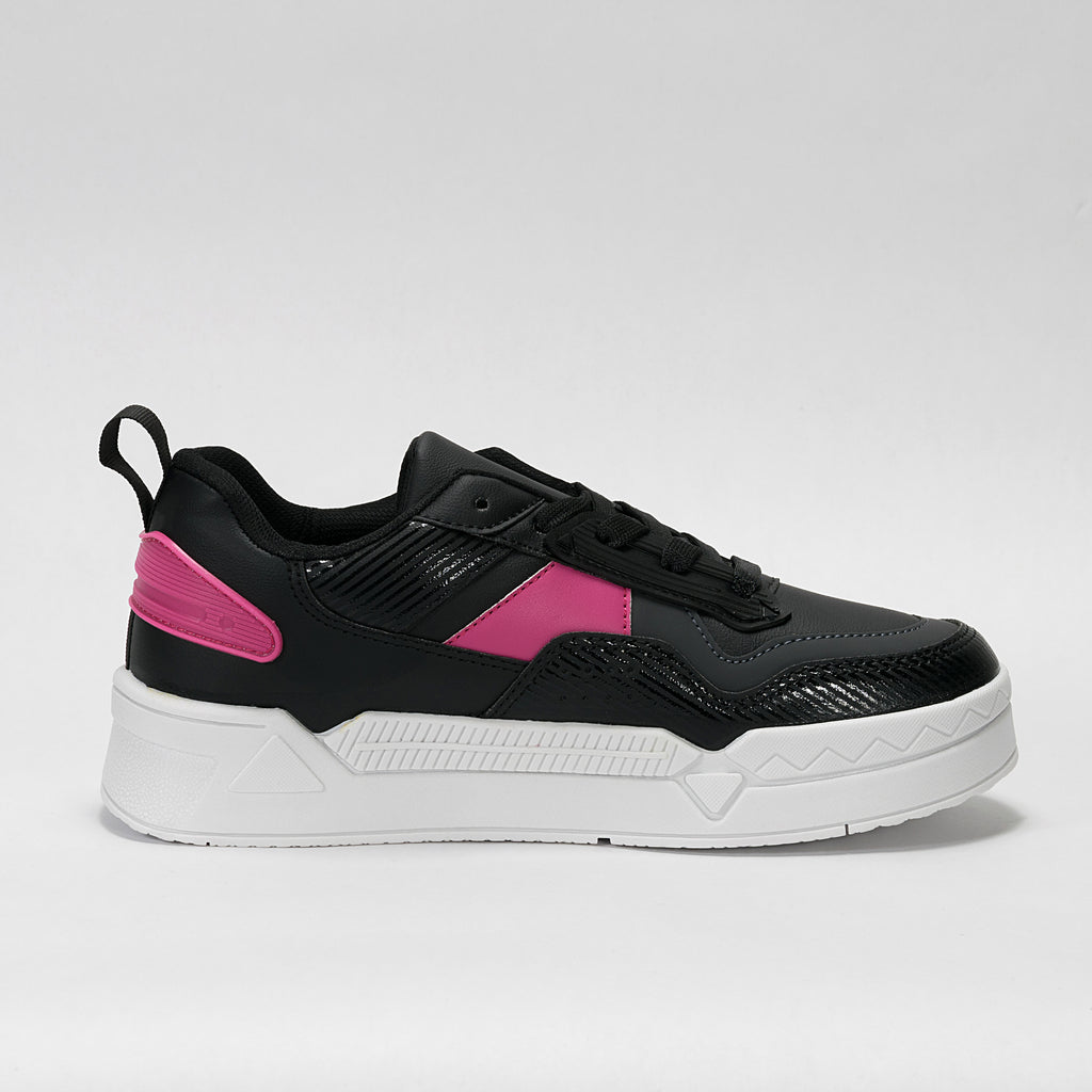 Sneaker Urbano estilo Streetwear Negro Fiusha  | Modelo 451 1 – High Elite