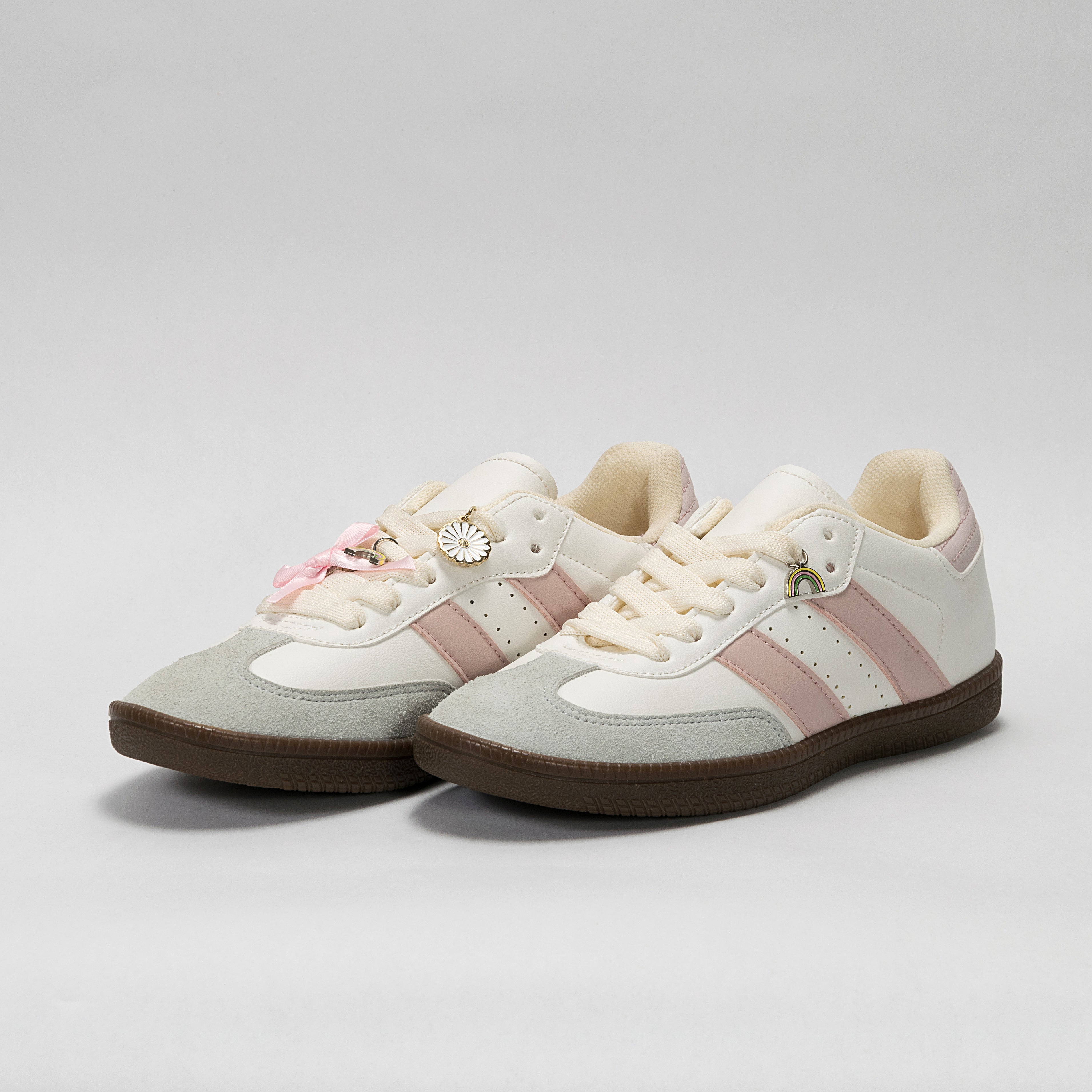 Sneaker Retro Urbano color Blanco Rosa | Modelo 448 – Hailis