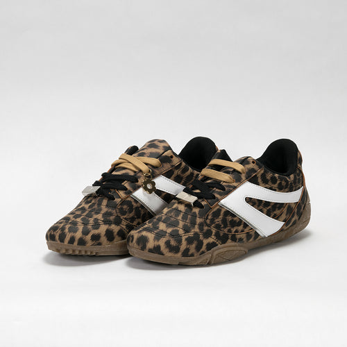 Sneaker Retro Urbano color Animal Print Brown | Modelo H 675 – High Elite