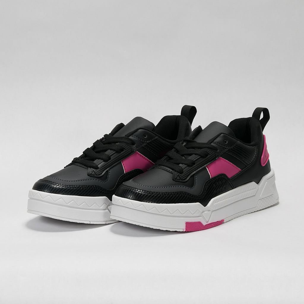 Sneaker Urbano estilo Streetwear Negro Fiusha  | Modelo 451 1 – High Elite
