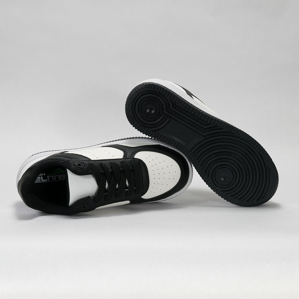 Sneaker Urbano estilo Streetwear Blanco Negro | Modelo 1250 B – High Elite