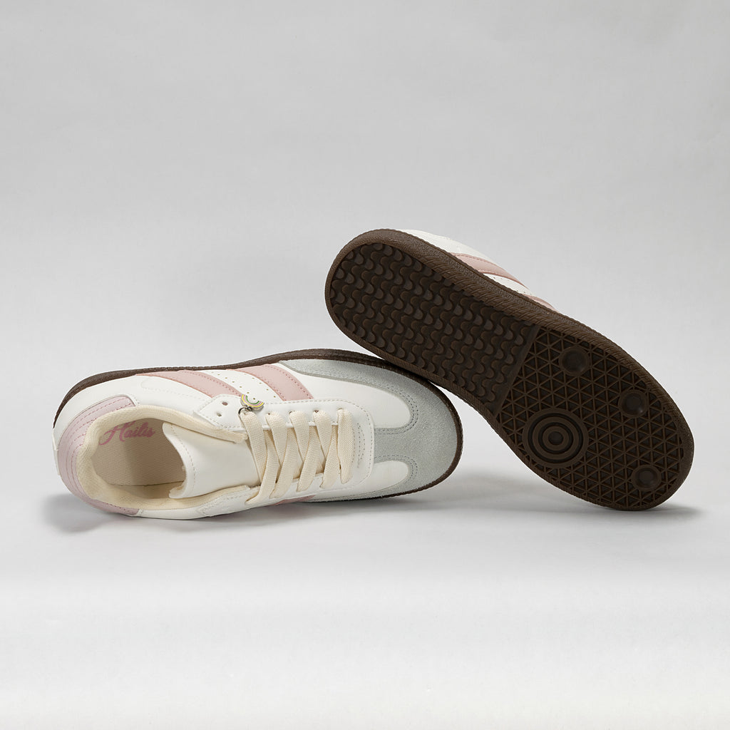 Sneaker Retro Urbano color Blanco Rosa | Modelo 448 – Hailis