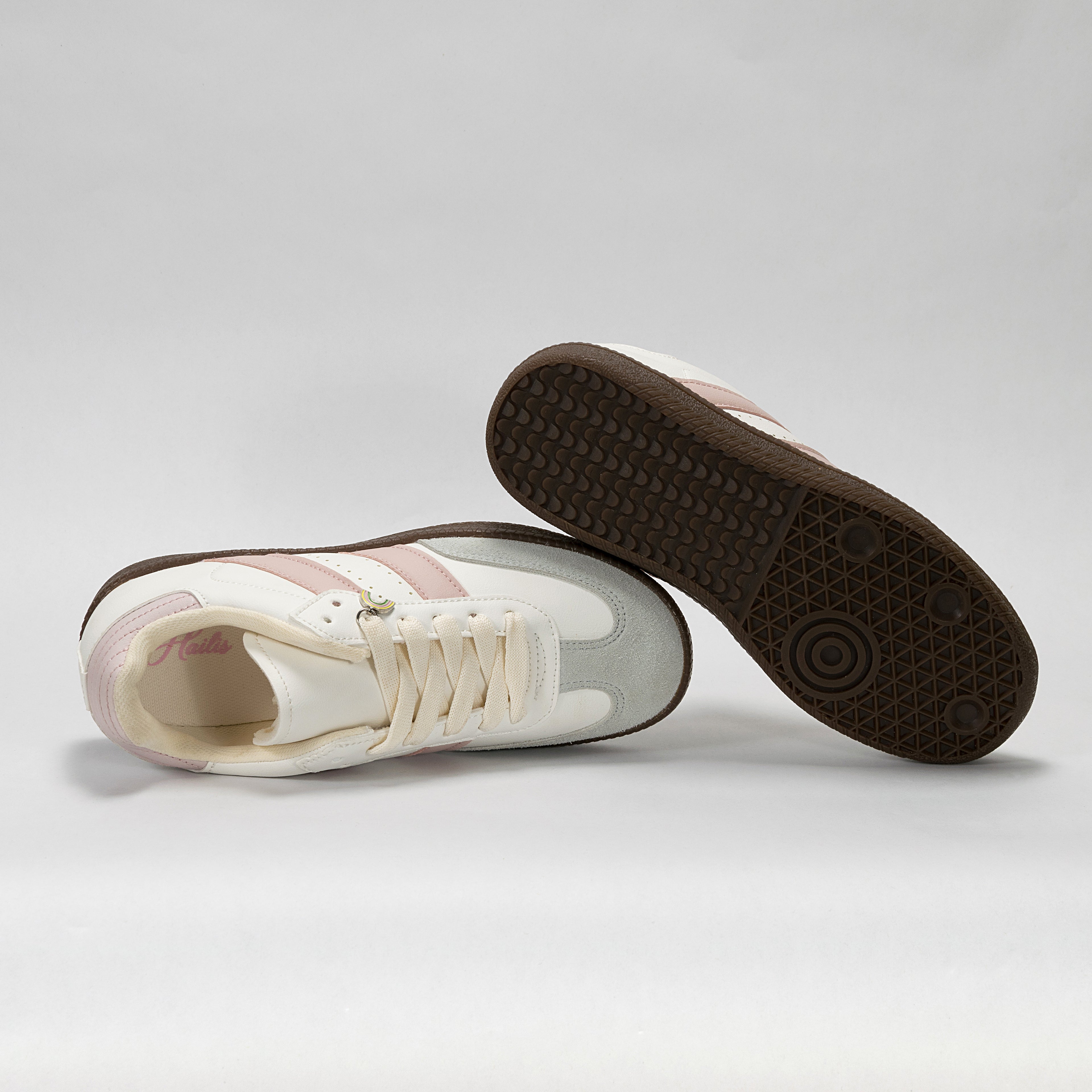 Sneaker Retro Urbano color Blanco Rosa | Modelo 448 – Hailis